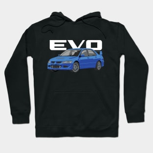 blue by you evo 8 Hoodie